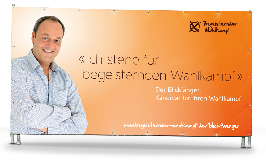 Kostengünstige Großflächenwerbung